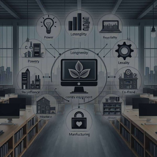 Quels sont les critères de durabilité pour choisir un équipement informatique pour une bibliothèque municipale ?