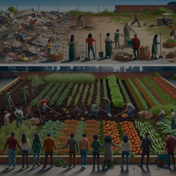 Comment transformer un espace urbain inutilisé en un jardin potager communautaire ?